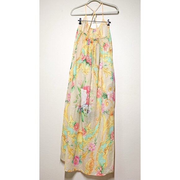 Aratta Silent Journey Birth of Venus Maxi Dress S Pockets India Sleeveless - Picture 4 of 10